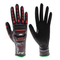 Scan Nitrile Palm Impact Cut D Gloves - XL (S...