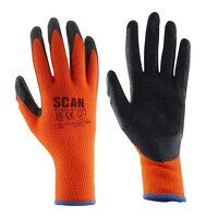 Scan Thermal Latex Coated Gloves - XL (Size 10) (Pack 5)