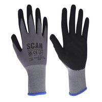 Scan Breathable Microfoam Nitrile Gloves - M ...