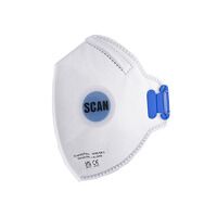 Scan Fold Flat Disposable Mask Valved FP2 Pro...
