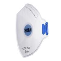 Scan Fold Flat Disposable Mask Valved FP2 Pro...