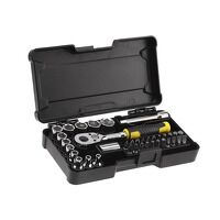 STANLEY Hand Tools 1/4in Compact Socket Set, ...