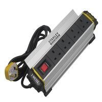 STANLEY Electrical 4-Gang IP20 Powerboard wit...