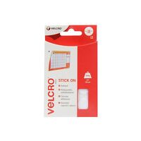 VELCRO Brand VELCRO Brand Stick On Coins 16mm x 16 Sets White
