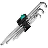 950/9 Hex-Plus 4 Chrome-Plated L-Key Set, 9 Piece (1.5-10mm)
