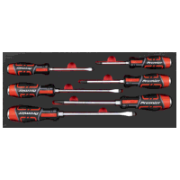 Sealey TBT54 Premier Hammer-Thru Screwdriver Set with Tool Tray 6pc