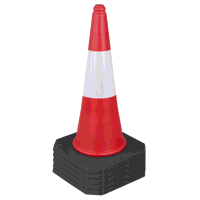 Sealey TFC05 Traffic Cone 75cm - Pack of 5