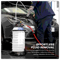 Sealey TP6909 Manual/Air Vacuum Oil  Fluid Extractor Pump 18L