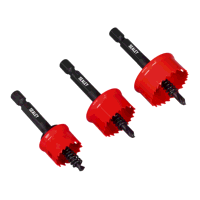 Sealey TWHS3 Thin Wall Hole Saw Set 3pc