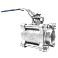1-1/2inch Full Bore Three Piece Ball Valve So...
