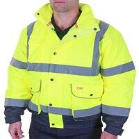 Two Tone Constructor Bomber Jacket Saturn Yel...