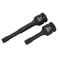 Sealey VS0100 M12 Wheel Bearing Hub Spline Socket Bits for VAG 2pc