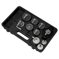 Sealey VS0204D Brake  Clutch Pressure Bleeder Cap Set 10pc