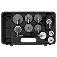 Sealey VS0204D Brake  Clutch Pressure Bleeder Cap Set 10pc