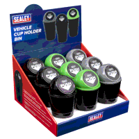 Sealey VS09 Vehicle Cup Holder Bin  Display B...