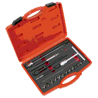 Sealey VS2070 Diesel Injector Seat Cutter Set...