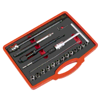 Sealey VS2070 Diesel Injector Seat Cutter Set 21pc