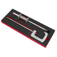 Sealey VS3817 Slide Hammer  G-Hook Set 3pc