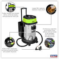 Sealey VSWB30 Walnut Blaster 30L Capacity