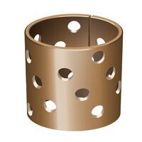 WMB404415H CuSn8 Bronze Plain Bearing with Th...