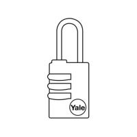 Y150 Brass Combination Padlock 22mm