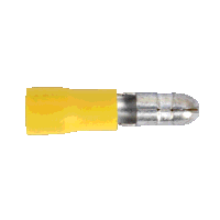 Sealey YT21 Bullet Terminal 5mm Yellow Pack of 100