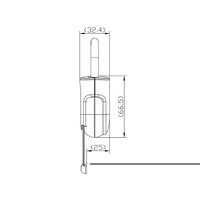 Yale Locks Combi Padlock with Slide Cover 50mm