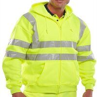 Zip-Up Hooded Sweatshirt Saturn Yellow XXXL