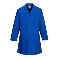 Portwest Lab Coat (Royal Blue / XL / Regular ...