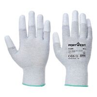 Portwest Antistatic PU Fingertip Glove (Grey ...