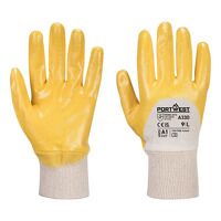 Portwest Nitrile Light Knitwrist (Yellow / XL...