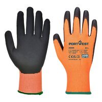 Portwest Vis-Tex Cut Resistant Glove - PU (Or...