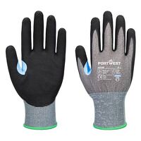 Portwest CS Cut D21 Nitrile Glove (Grey/Black...