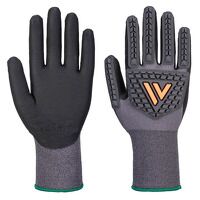 Portwest Grip 15 Nitrile Impact Glove (Black ...