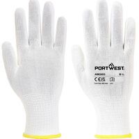Portwest Assembly Glove (360 Pairs) (White / ...