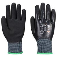 Portwest Cold F15 Nitrile Aqua Cut Glove (Bla...