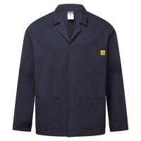 Portwest Anti-Static ESD Lab Jacket (Navy NV ...