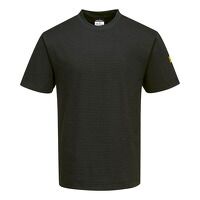 Portwest Anti-Static ESD T-Shirt S/S (Black /...