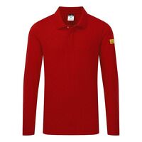 Portwest Anti-Static ESD Polo L/S (Deep Red /...