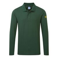 Portwest Anti-Static ESD Polo L/S (Forest Gre...