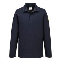 Portwest Anti-Static ESD Polo L/S (Navy NV / ...