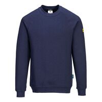 Portwest Anti-Static ESD Sweatshirt (Navy / L...