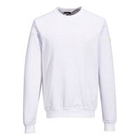 Portwest Anti-Static ESD Sweatshirt (White / ...