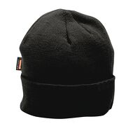 Knit Cap Insulatex Lined (Black / R)