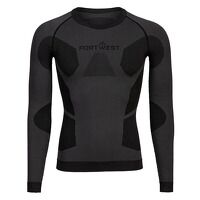 Portwest Dynamic Air Baselayer Top (Charcoal ...