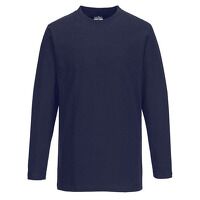 Portwest Long Sleeve T-Shirt (Navy / M / Regu...
