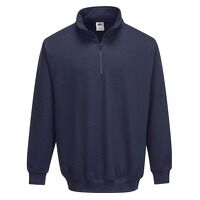 Portwest Sorrento Zip Neck Sweatshirt (Navy /...