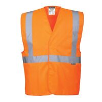 Hi-Vis One Band & Brace Vest (Orange / XX3X /...