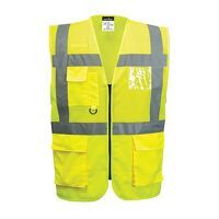 Portwest Madrid Hi-Vis Half Mesh Executive Ve...