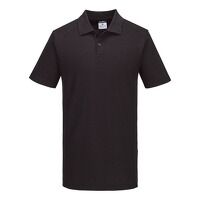 Portwest WX2 Short Sleeved Polo Shirt (Black ...